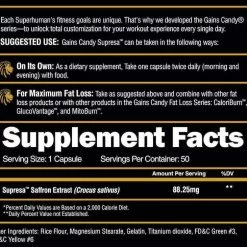 Alpha Lion Gains Candy Fat Loss (Supresa) 50Caps