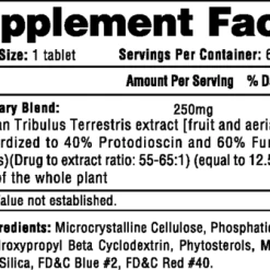 Hi Tech Pharmaceuticals Hi Tech Tribesterone 60Caps
