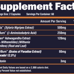 Fat Burners Alpha Lion Night Burn (60 Capsules)