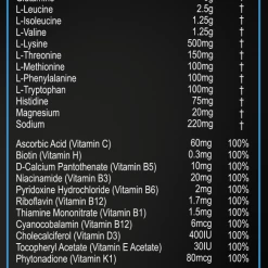 Integrity Driven Nutrition Intra Driven (375g) Amino Acids / Intraworkout