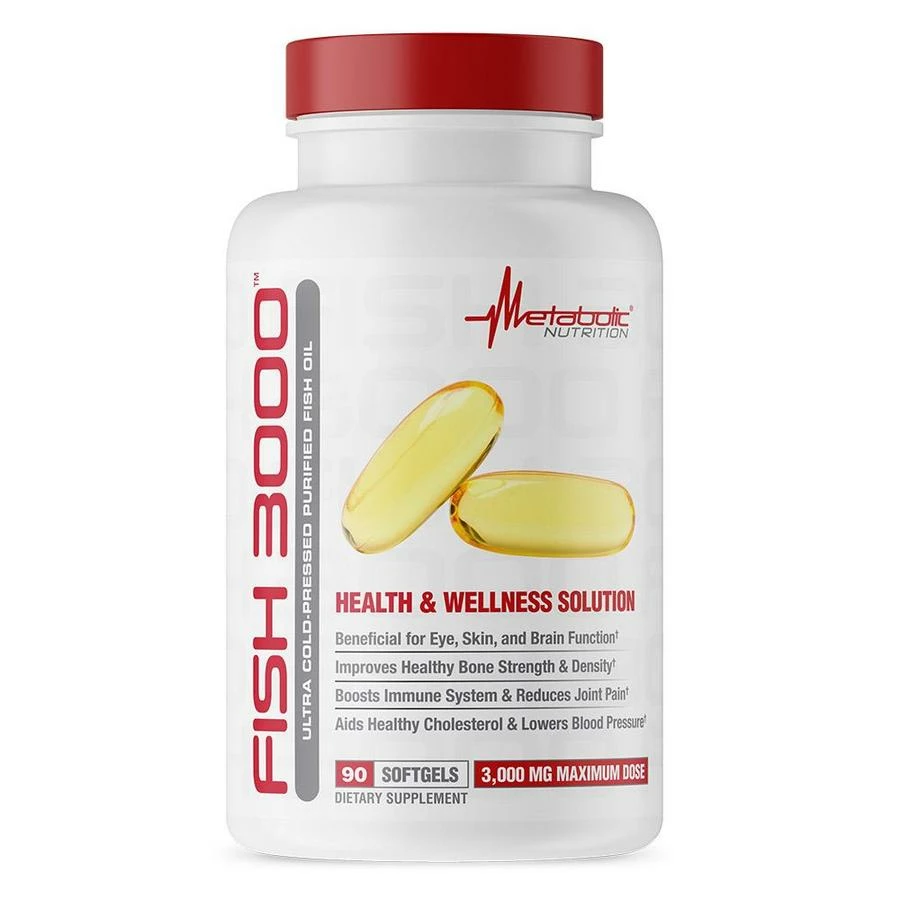 Discount ๐ฏ Vitamins & Minerals Metabolic Nutrition Fish 3000 90Softgels ๐ 1 Vitamins & Minerals Metabolic Nutrition Fish 3000 90Softgels