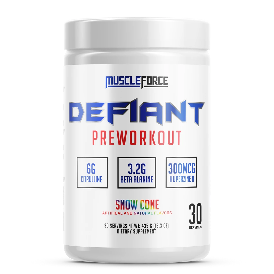 Discount ๐ MuscleForce Defiant Preworkout Pre-Workout ๐ฅ 4 MuscleForce Defiant Preworkout Pre-Workout