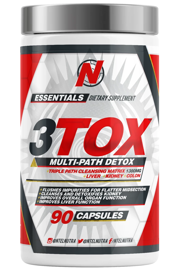 Hot Sale ๐ NTel Nutra 3TOX (90 Caps) Fat Burners โ 1 NTel Nutra 3TOX (90 Caps) Fat Burners