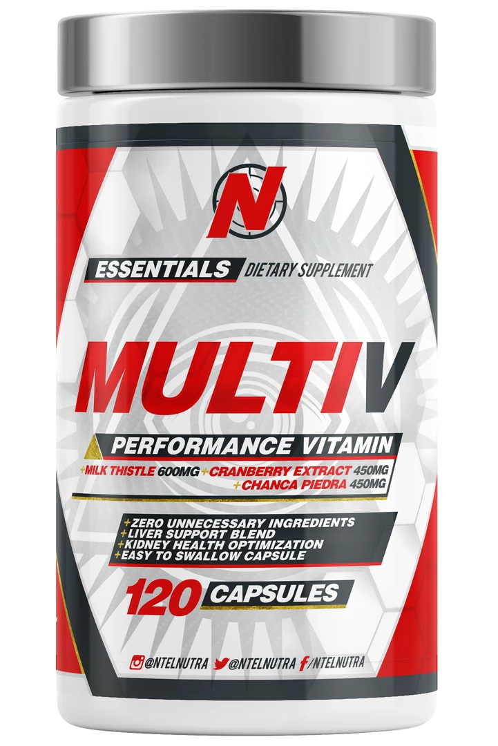 New ๐ NTel Nutra MULTI-V (120 Caps) Multivitamins ๐ 1 NTel Nutra MULTI-V (120 Caps) Multivitamins