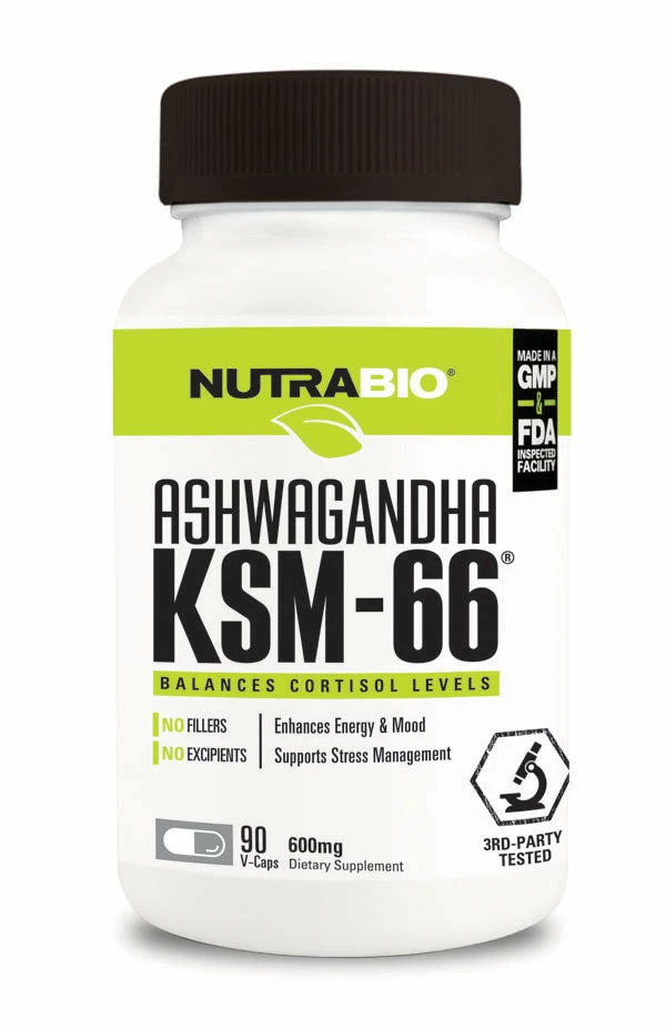 New ⌛ Nutrabio KSM-66 Ashwagandha 🔥 1 Nutrabio KSM-66 Ashwagandha