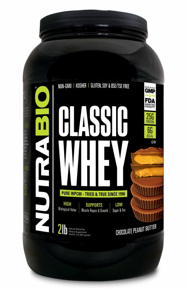 Discount ✨ NutraBio Classic Whey 🌟 8 NutraBio Classic Whey