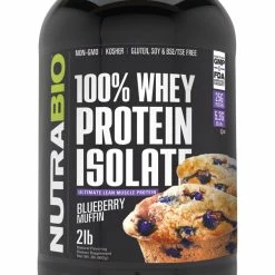 NutraBio 100% Whey Protein Isolate