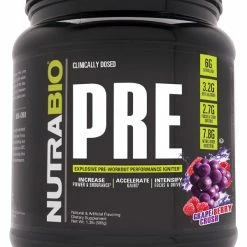 NutraBio Pre (Regular And Stim Free) Pre-Workout
