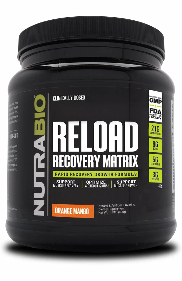 Promo โ๏ธ NutraBio Reload Recovery Matrix (30 Servings) ๐ 4 NutraBio Reload Recovery Matrix (30 Servings)