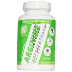 NutraKey Arginine (100 Caps) Amino Acids / Intraworkout