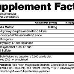 Alchemy Labs Notorious (60 Caps) Test Boosters, Andro, And PCT